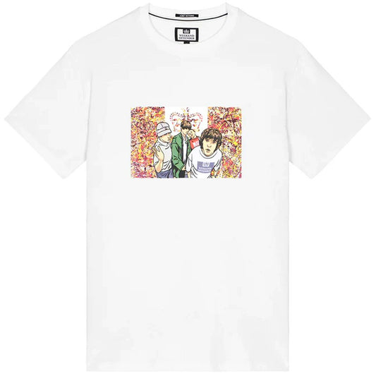 Weekend Offender Stone Roses Print T-Shirt White