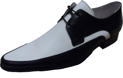 Ikon Original The Jam Shoe Leather Shoes in Black/White