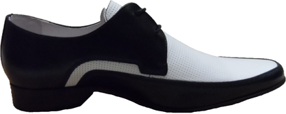 Ikon Original The Jam Shoe Leather Shoes in Black/White