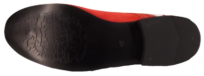 Ikon Original Badger Leather/Suede Shoes in Red White and Blue