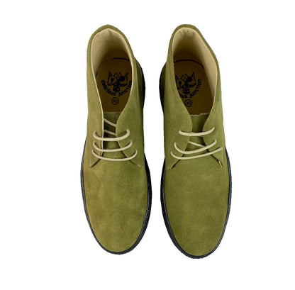 Delicious Junction Suede Playboy Bullitt Boot Olive