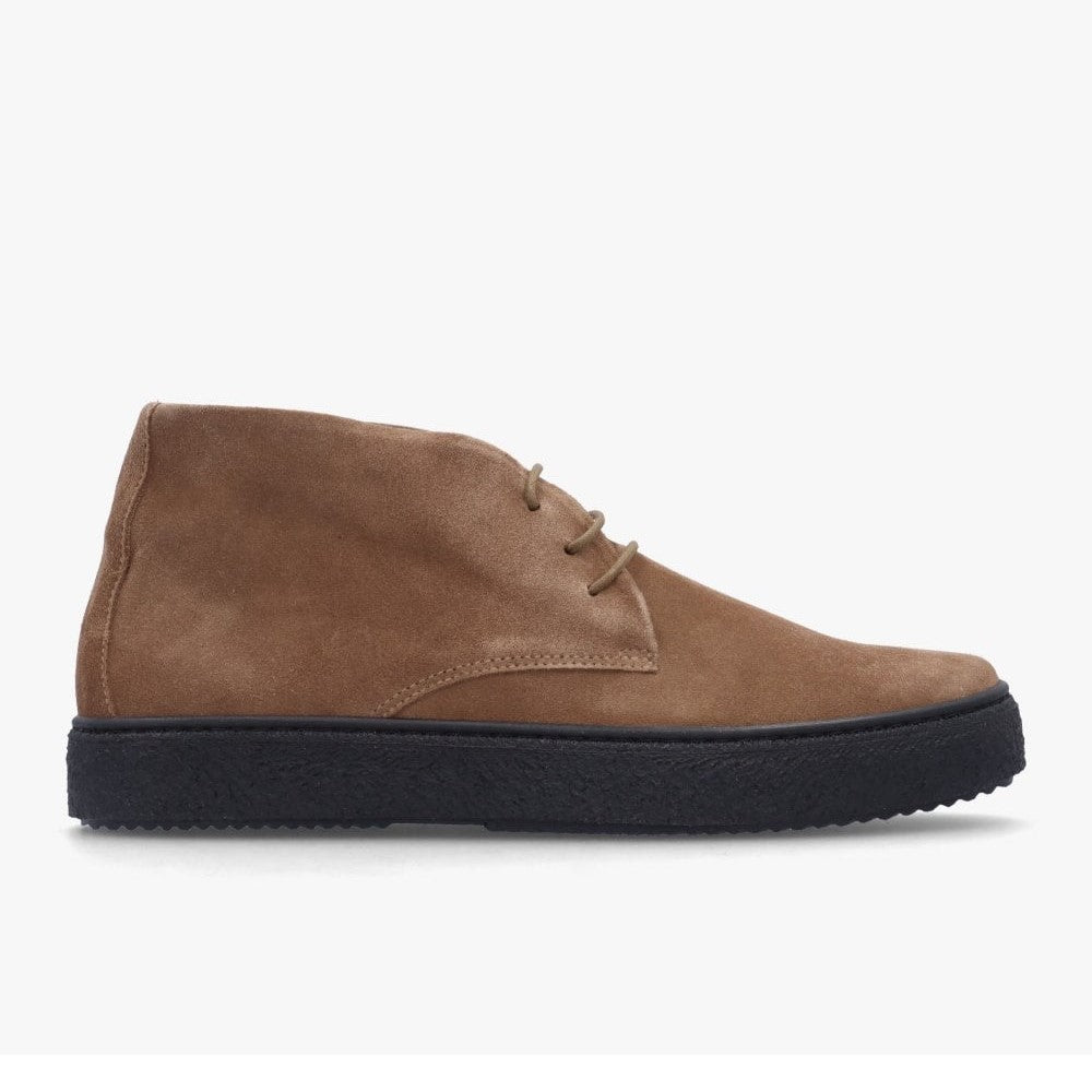 Delicious Junction Suede Playboy Bullitt Boot Taupe