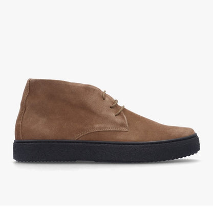 Delicious Junction Suede Playboy Bullitt Boot Taupe