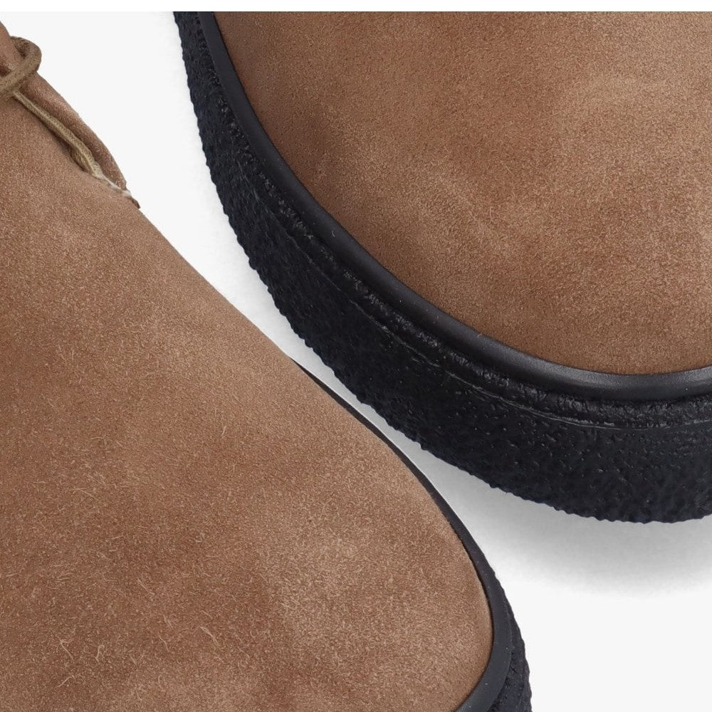 Delicious Junction Suede Playboy Bullitt Boot Taupe