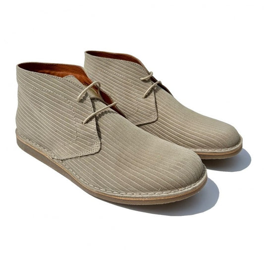 Delicious Junction Corded Suede Desert Boot Beige