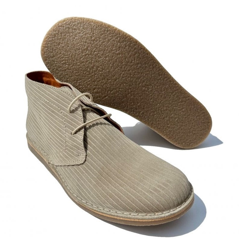 Delicious Junction Corded Suede Desert Boot Beige
