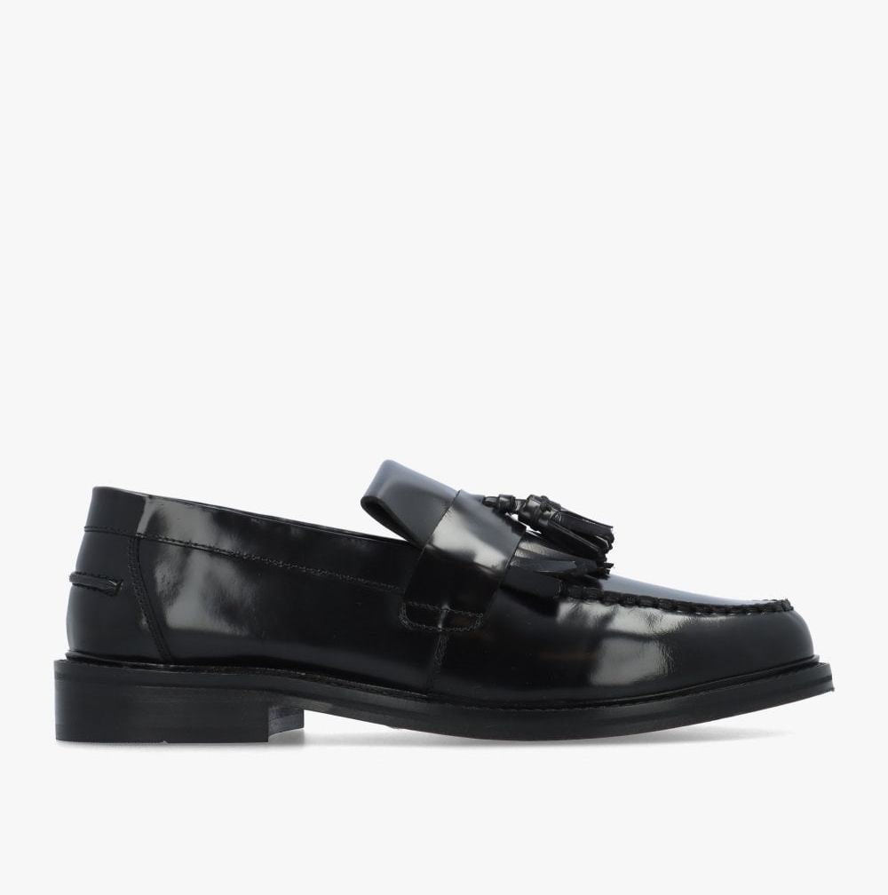 Delicious Junction Rude Boy Tassel Loafer Black