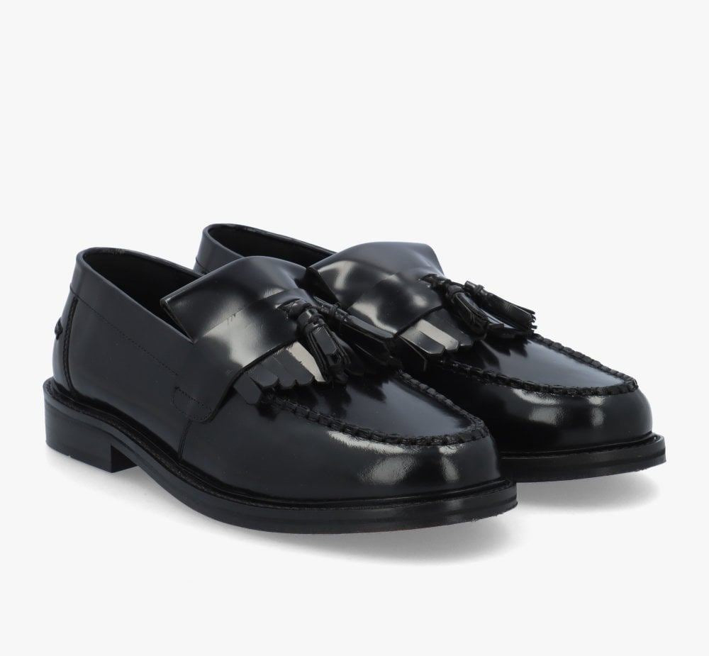 Delicious Junction Rude Boy Tassel Loafer Black