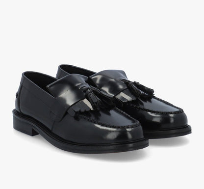Delicious Junction Rude Boy Tassel Loafer Black