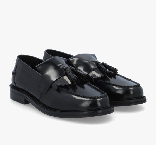 Delicious Junction Rude Boy Tassel Loafer Black