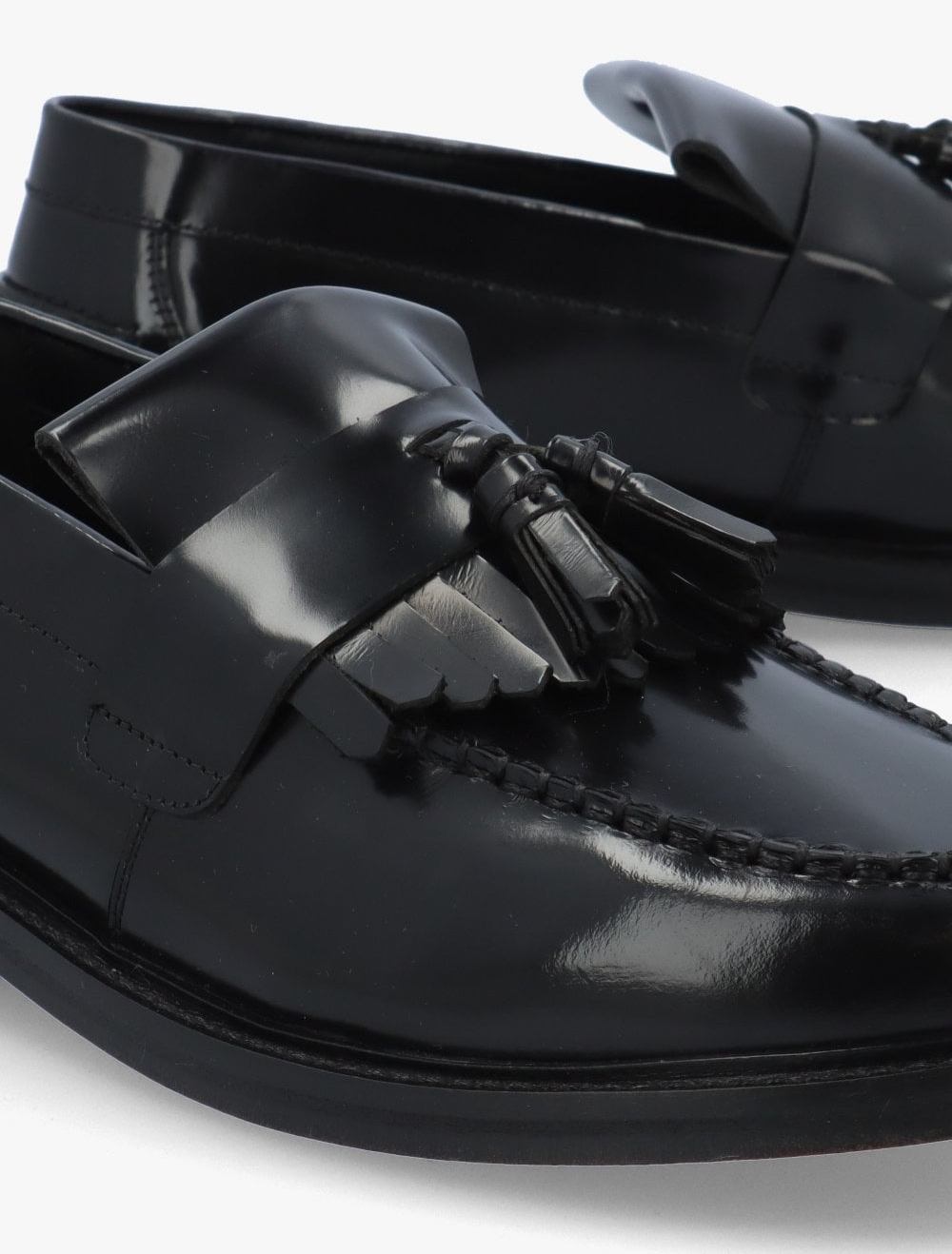 Delicious Junction Rude Boy Tassel Loafer Black