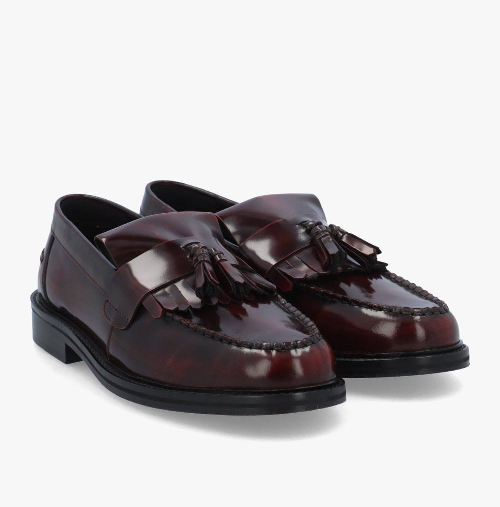 Delicious Junction Rude Boy Tassel Loafer Oxblood