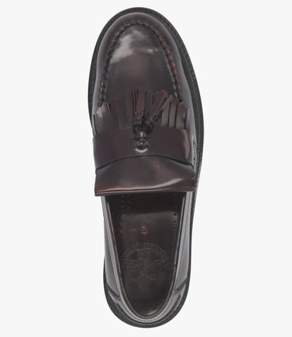 Delicious Junction Rude Boy Tassel Loafer Oxblood