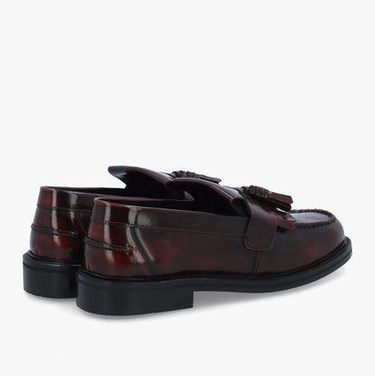 Delicious Junction Rude Boy Tassel Loafer Oxblood