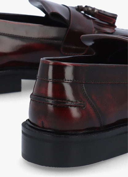 Delicious Junction Rude Boy Tassel Loafer Oxblood