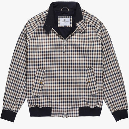 Aquascutum Archival Weatherproof Harrington Jacket Club Check