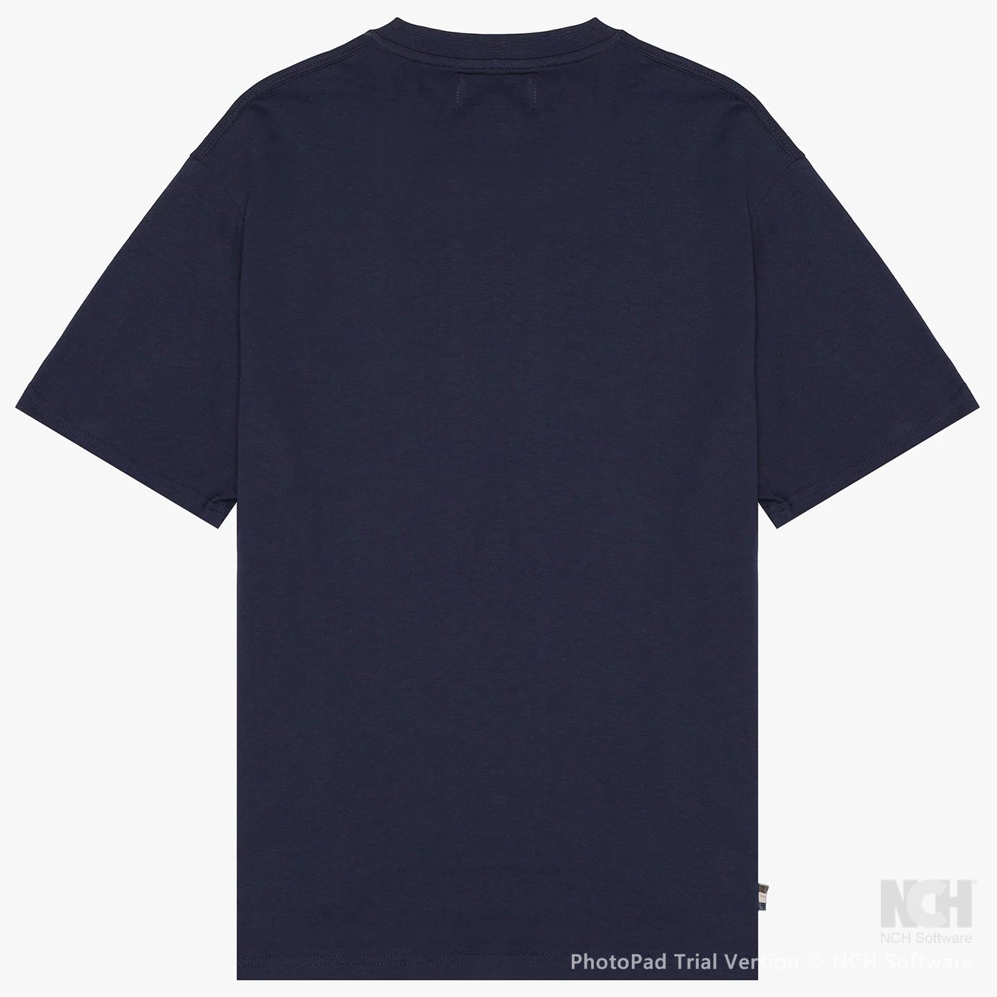 Aquascutum Active Club Check Pocket Plain T-Shirt Navy