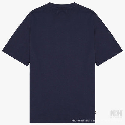 Aquascutum Active Club Check Pocket Plain T-Shirt Navy