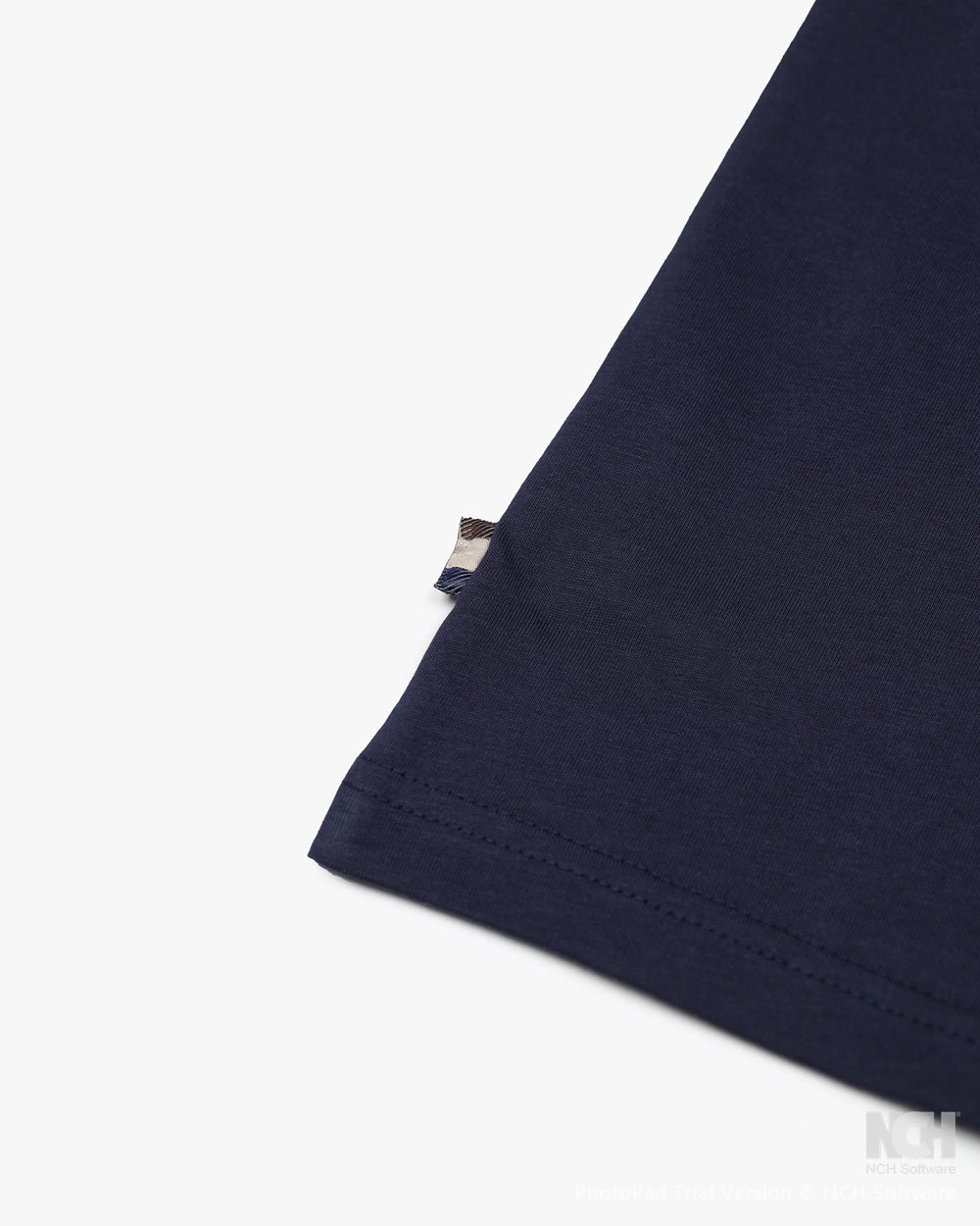 Aquascutum Active Club Check Pocket Plain T-Shirt Navy