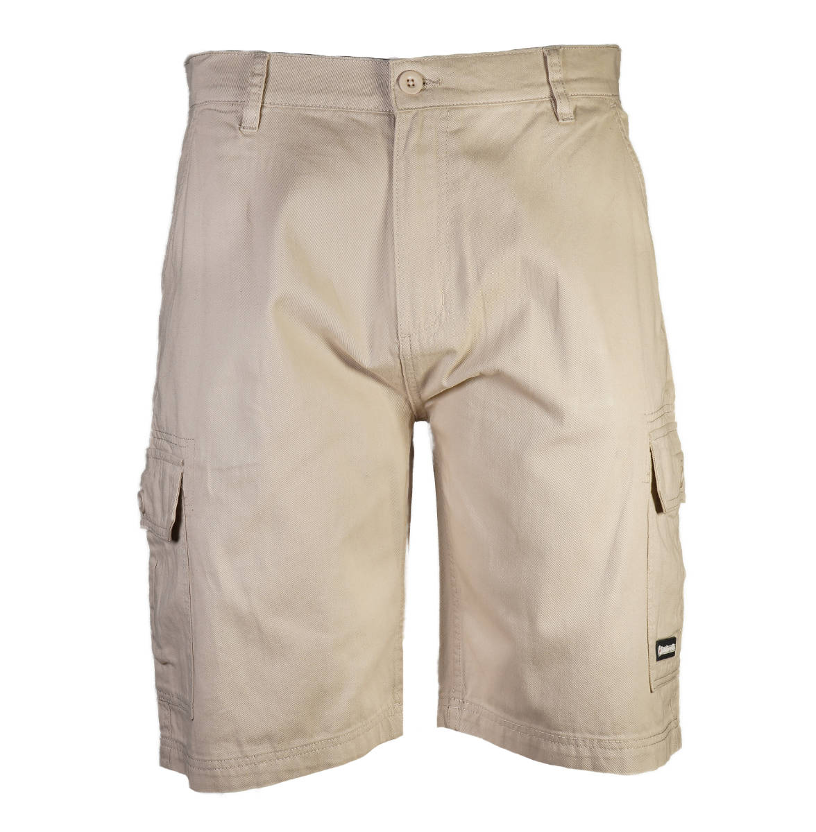 Lambretta Twill Cargo Shorts Stone