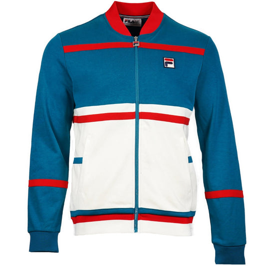 Fila Stefan Cut And Sewn Stripe Track Top Teal
