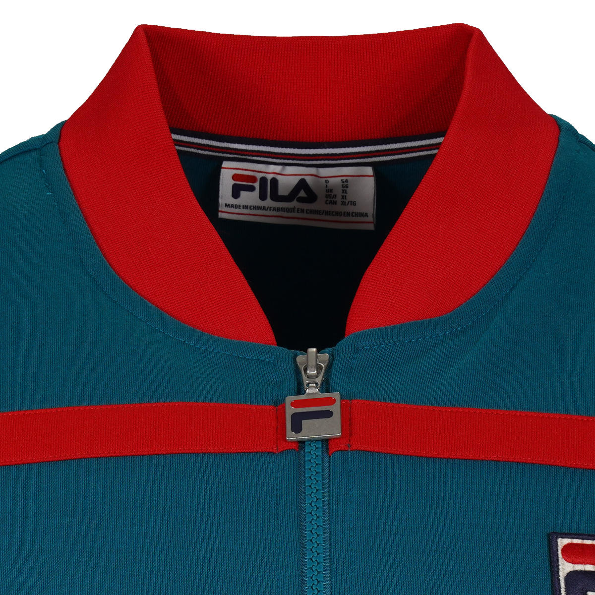 Fila Stefan Cut And Sewn Stripe Track Top Teal