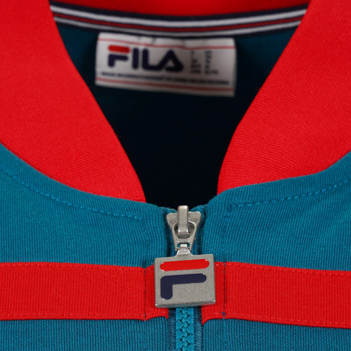 Fila Stefan Cut And Sewn Stripe Track Top Teal