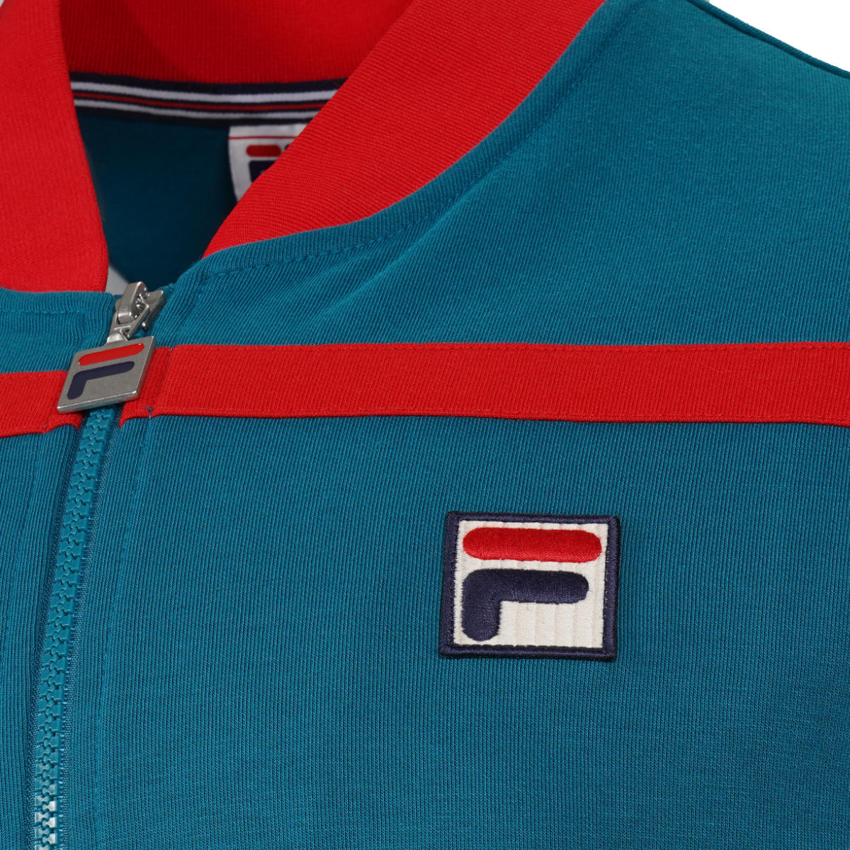 Fila Stefan Cut And Sewn Stripe Track Top Teal