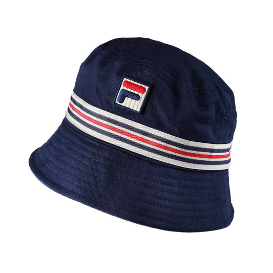 Fila Jojo Tape Multi Stripe Bucket Hat Navy