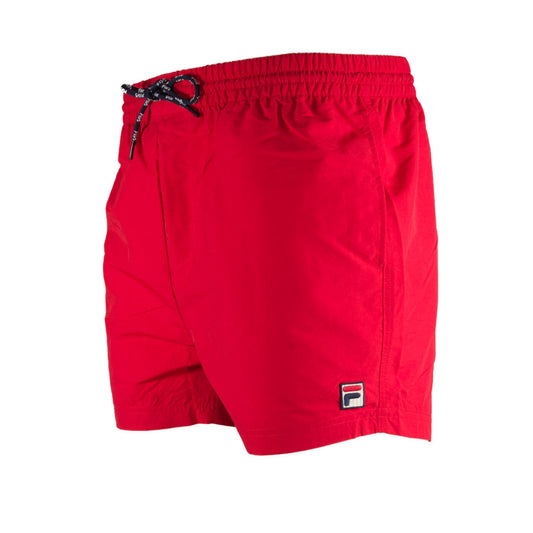 Fila Artoni Drawstring Waist Swim Shorts Red