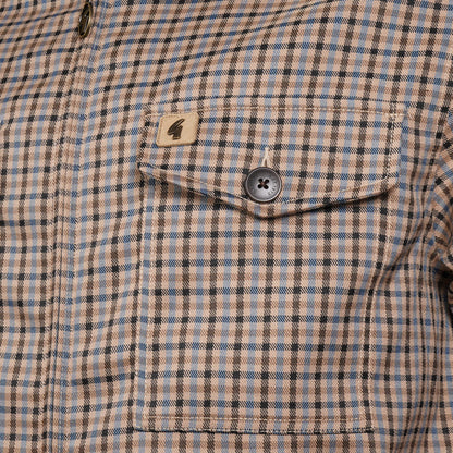 Gabicci Vintage Gun Club Breast Pocket Harrington Jacket Beige