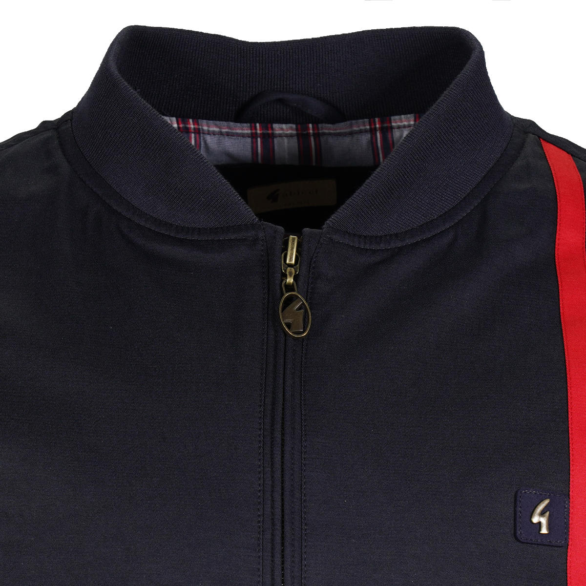Gabicci Vintage Racing Stripe Monkey Jacket Navy