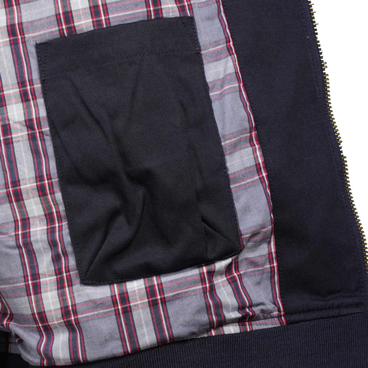 Gabicci Vintage Racing Stripe Monkey Jacket Navy