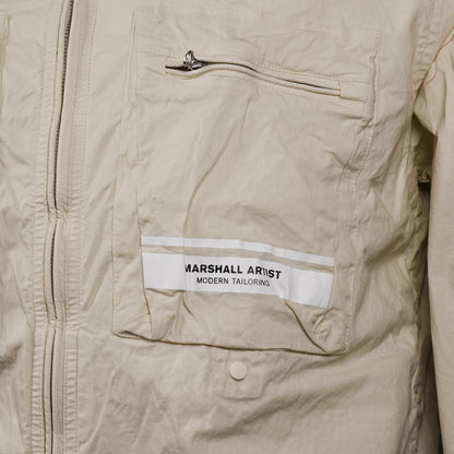 Marshall Artist Stretch Parachute Cotton Overshirt Stone