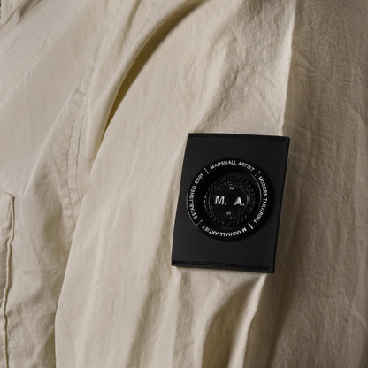 Marshall Artist Stretch Parachute Cotton Overshirt Stone