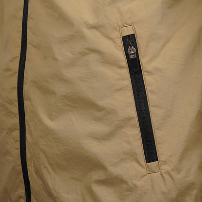Mish Mash Mesh Lined Windbreaker Overshirt Stone