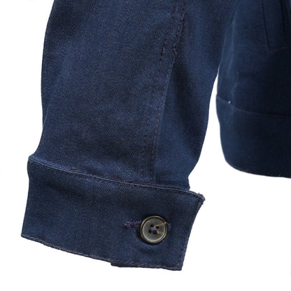 Mish Mash Stretch Cotton Jacket Navy