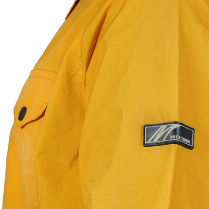 Mish Mash Mesh Lined Windbreaker Overshirt Mustard