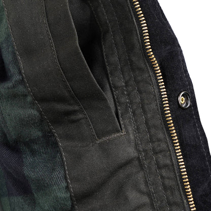 Mish Mash Waxed Cotton Jacket Olive Green