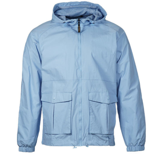 Patrick Mesh Lined Hooded Windbreaker Sky Blue