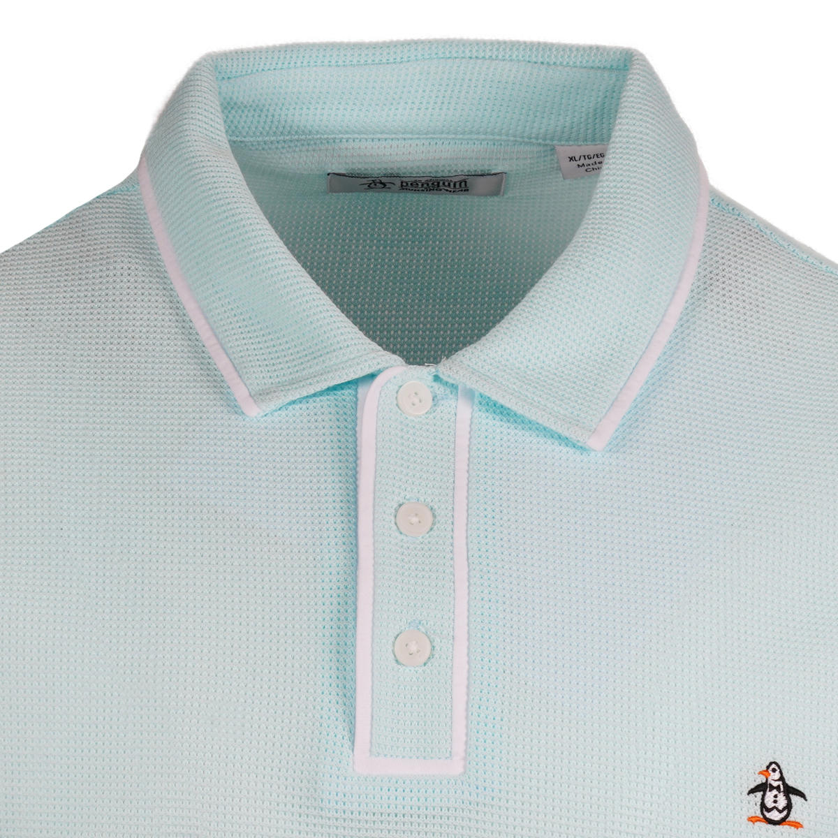 Original Penguin Airtex Fine Gauge Knit Polo Shirt Spearmint