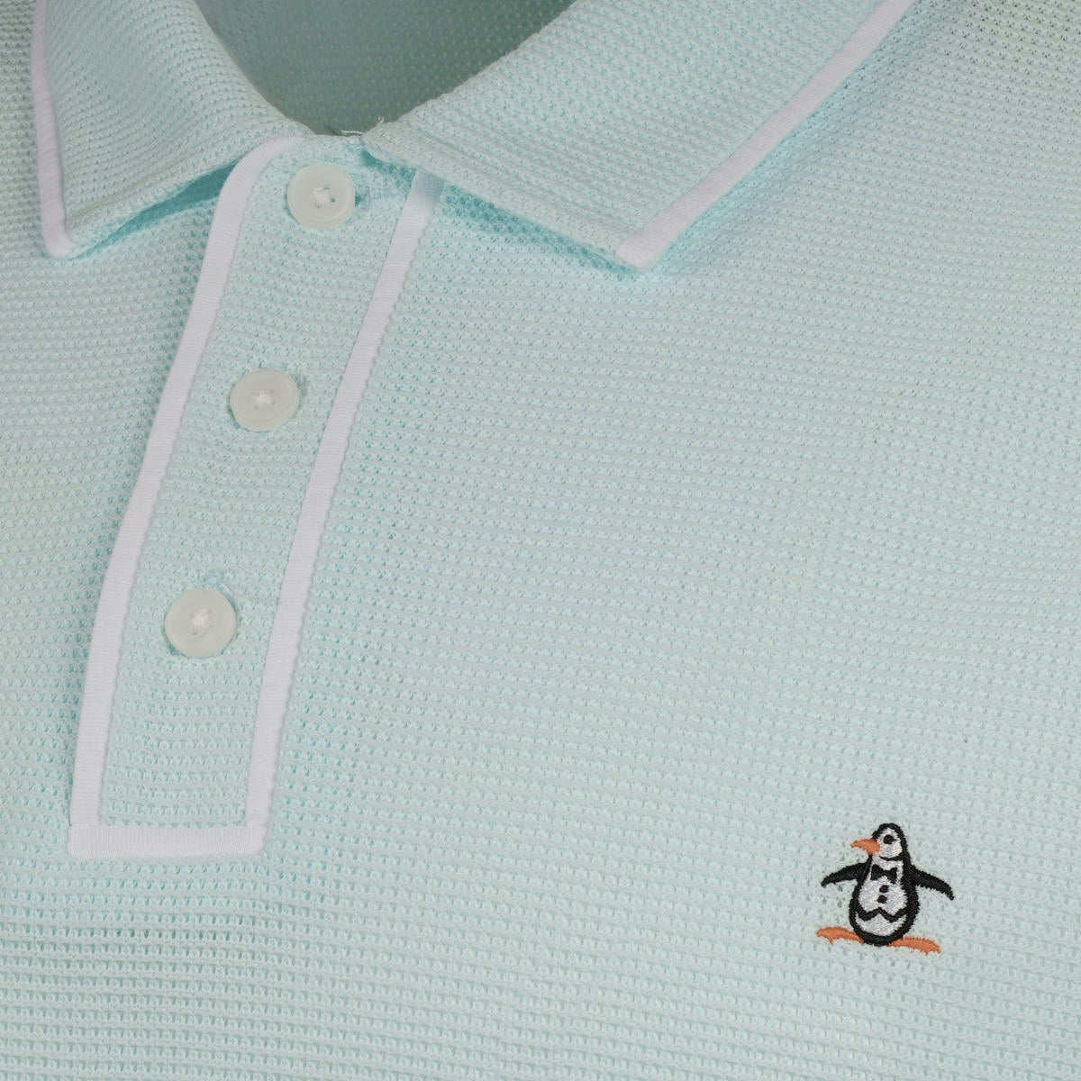 Original Penguin Airtex Fine Gauge Knit Polo Shirt Spearmint
