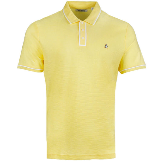 Original Penguin Airtex Fine Gauge Knit Polo Shirt Lemon