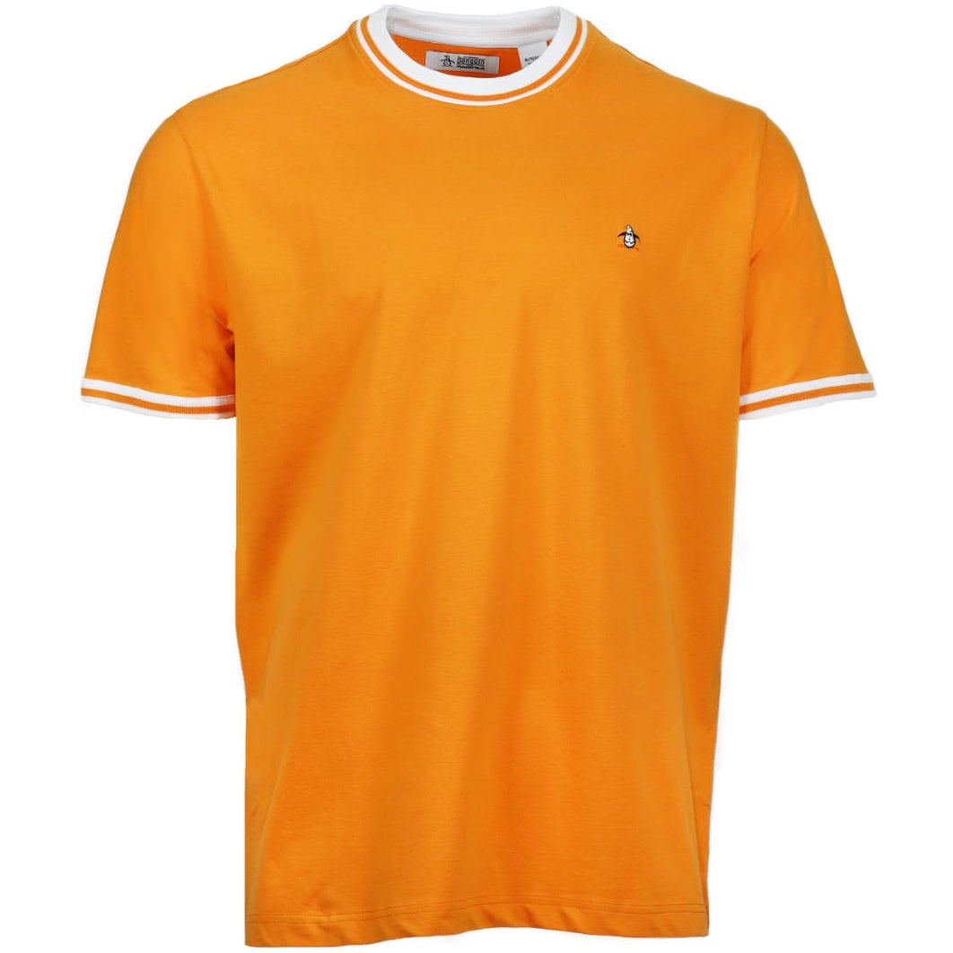 Original Penguin Retro Re-Issue Collection T Shirt Ochre