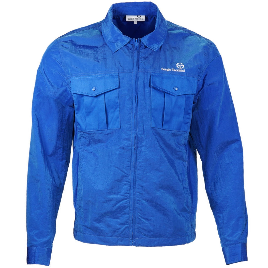 Sergio Tacchini Luciano Zip Through Coach Jacket Blue
