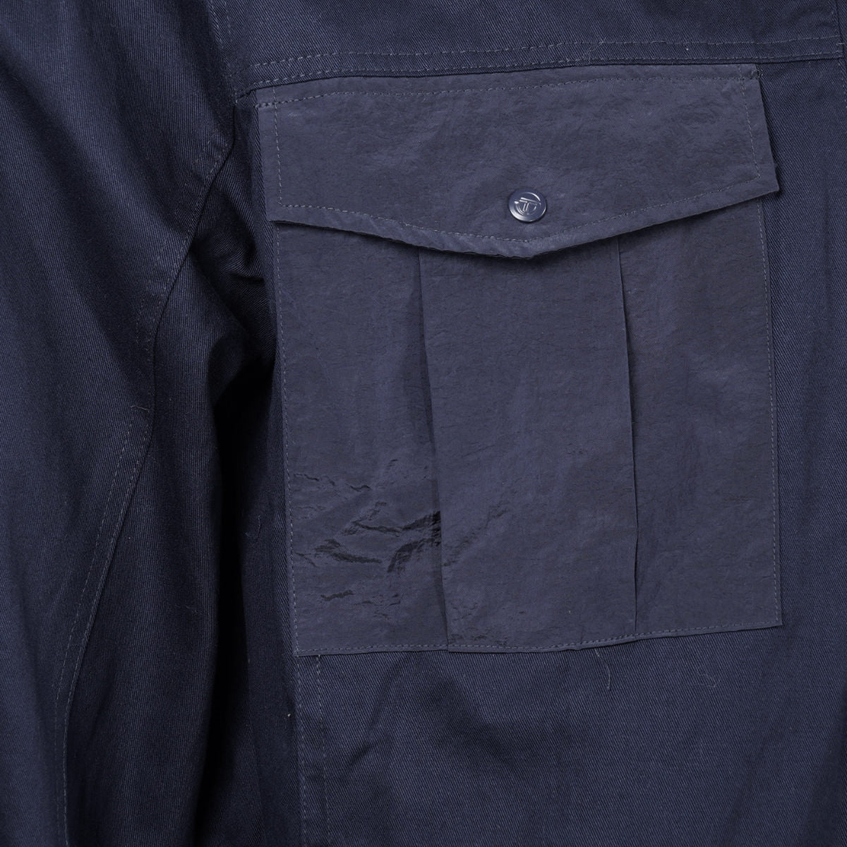 Sergio Tacchini Dario Hooded Zip Thru Windbreaker Navy