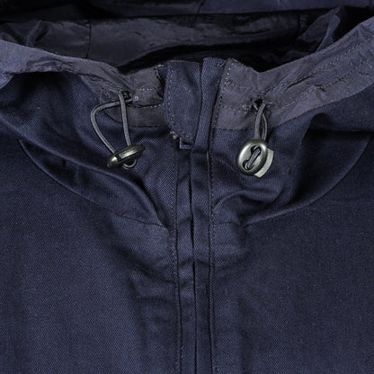 Sergio Tacchini Dario Hooded Zip Thru Windbreaker Navy