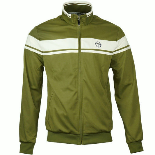 Sergio Tacchini Damarindo Track Top Moss / Off White