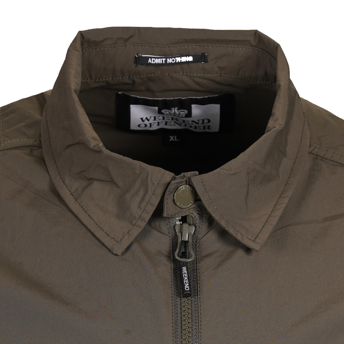 Weekend Offender Southbank Technical Overshirt Dark Olive