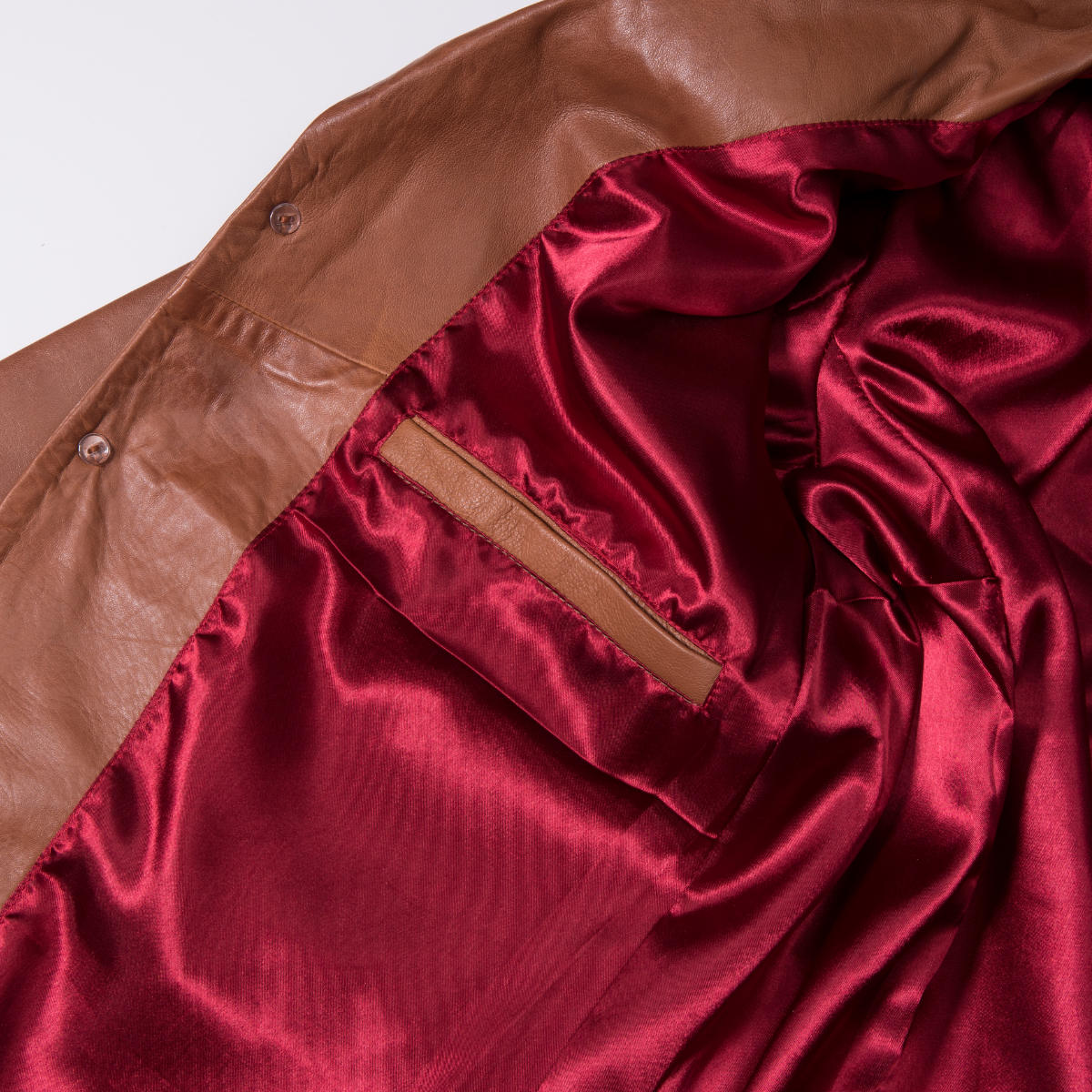 Adaptor Clothing Buttersoft Leather 3 Button SB Jacket Aged Tan